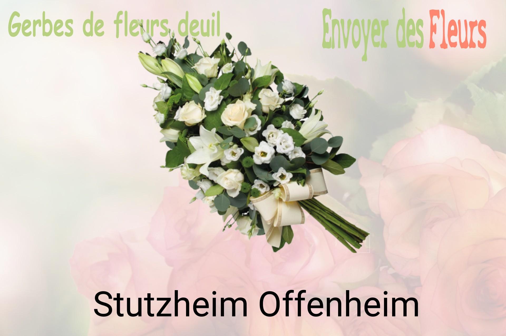 Gerbe de fleurs de deuil livrée à Stutzheim-Offenheim